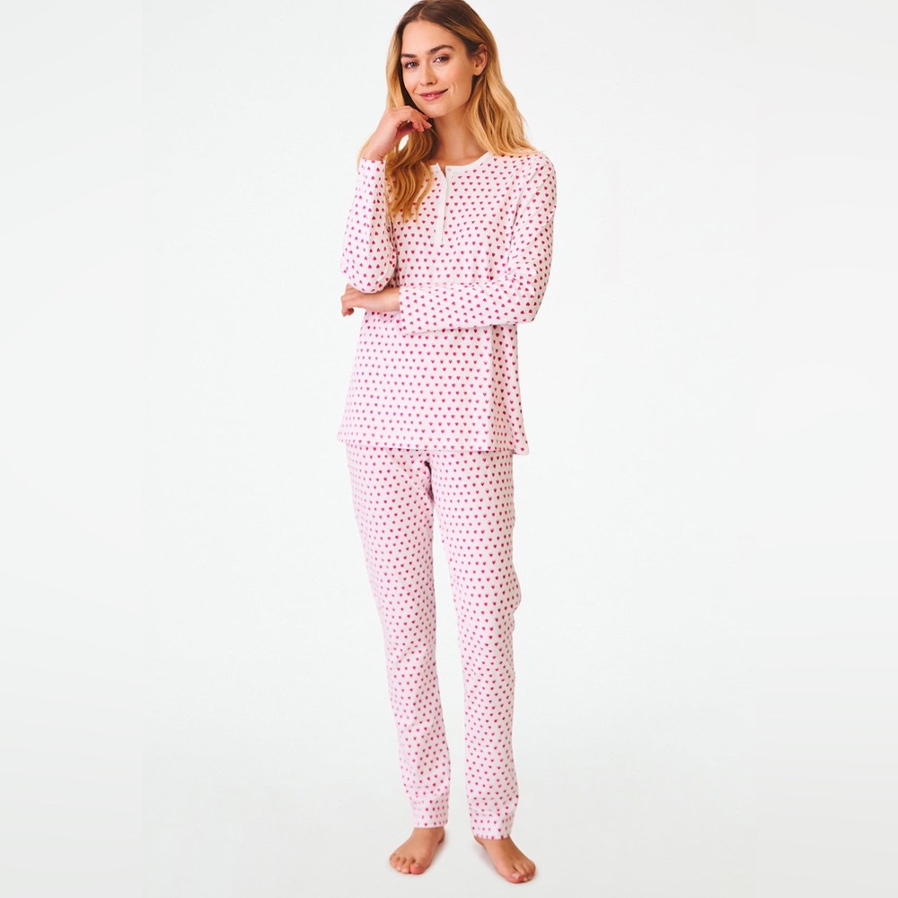 Roller Rabbit Disco Hearts Pajama Set NWT